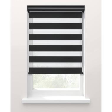 Fenstr Duo rolgordijn Planos lichtdoorlatend - 15048 zwart