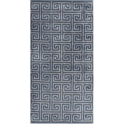 Cawö Cawo Noblesse Elegance Allover print Handdoek 50/100 nachtblauw