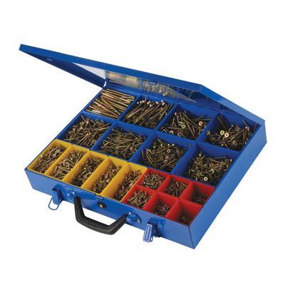 Fixman Goldstar Schroeven - Verzinkt - Kruiskop PZ - Assortiment - 3400 delig