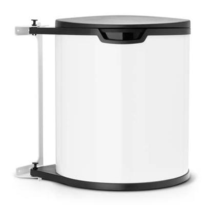 Brabantia inbouwemmer afvalverzamelaar 15 liter white