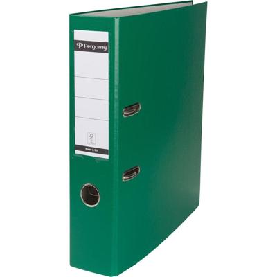 Pergamy ordner, voor ft A4, uit PP en papier, zonder beschermrand, rug van 7,5 cm, groen Pergamy ordner, voor ft A4, uit PP en papier, zonder beschermrand, rug van 7,5 cm, groen