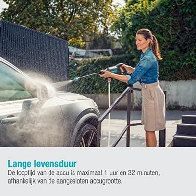Gardena: Hogedrukreiniger AquaClean 18V solo (zonder accu) - thumbnail