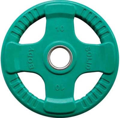 Olympische Halterschijf 50 mm - Body-Solid - 10 kg - Rubber coated