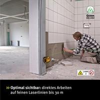 Stabila LAX 300 G, 4-pcs Kruislijnlaser Zelfnivellerend Reikwijdte (max.): 30 m - thumbnail