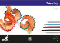 Kangaro tekenblok A3 110 gram 24 vel wit - thumbnail