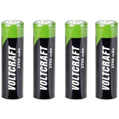 VOLTCRAFT HR06 Oplaadbare AA batterij (penlite) NiMH 2750 mAh 1.2 V 4 stuk(s)