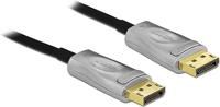 Delock 85886 DisplayPort-kabel DisplayPort Aansluitkabel DisplayPort-stekker 15 m Zwart 8K UHD, Vergulde steekcontacten, Halogeenvrij - thumbnail