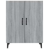 Dressoir 70x34x90 cm bewerkt hout grijs sonoma eikenkleurig - thumbnail