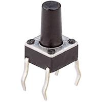 Weltron T604 Druktoets 24 V/DC 0.05 A 1x uit/(aan) Moment (l x b x h) 6 x 6 x 9.5 mm 1 stuk(s) - thumbnail