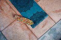 Yoga Design Lab Yogamat 'Mandala Teal Infinity Mat' 5 mm - 180 x 61 cm - thumbnail