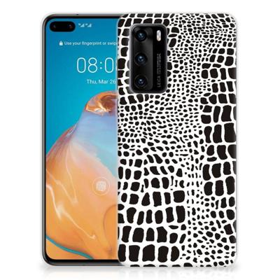 Huawei P40 | TPU Hoesje | Slangenprint
