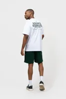 Equalité Societe 2.0 Oversized T-Shirt Heren Wit/Groen - Maat M - Kleur: Wit | Soccerfanshop - thumbnail