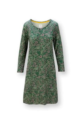 Pip Studio Danai Nachthemd Lange Mouw Daisy Dreams Groen XL Pip Studio Danai Nachthemd Lange Mouw Daisy Dreams Groen XL