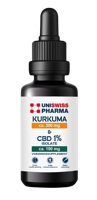 Uniswiss Kurkuma & CBD isolate 1% 10 Milliliter - thumbnail