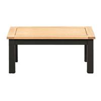 Bijzettafel Ardeche - naturel/zwart - 72x40x30 cm - thumbnail