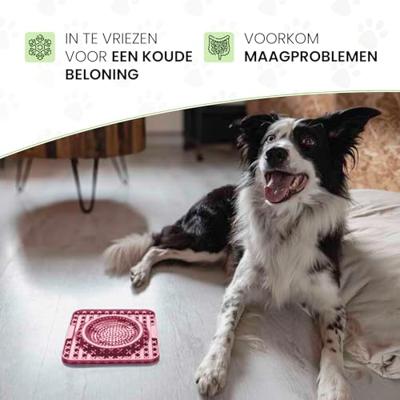 Eat Slow Live Longer Lick Mat Wave Green