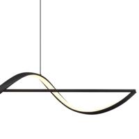 Globo Golvende hanglampViolino zwart design - 67207-24 - thumbnail