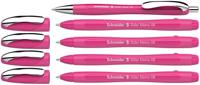 Schneider Schreibgeräte Etui 4x Memo + 1x Rave power pink 150265 Balpen Kleur inkt: Blauw 5 stuk(s) - thumbnail