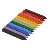 BIC kids plastidecor triangle kleurkrijt, 12st. - thumbnail