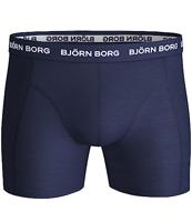 Bjorn Borg boxershorts cotton stretch 3-pack blauw - thumbnail