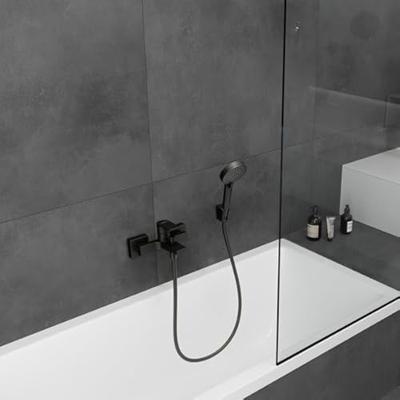 Hansgrohe Badmengkraan Opbouw Vernis Shape Eengreeps Mat Zwart