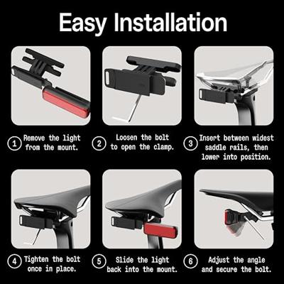 KNOG Blinder link rear - saddle mount - black