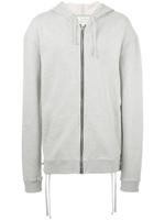 Faith Connexion plain zipped hoodie - Grey - thumbnail