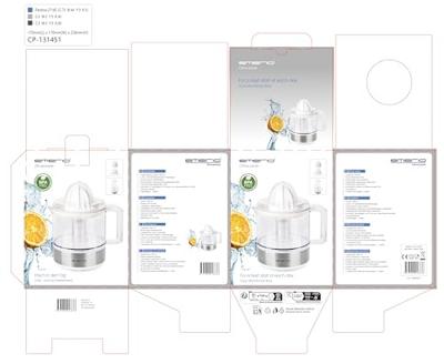 Emerio CP-131451 Citruspers 800 ml RVS/Wit
