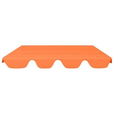 VidaXL Vervangingsluifel voor schommelbank 150/130x105/70 cm oranje
