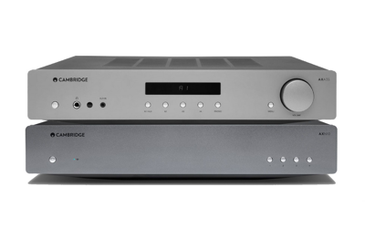 Cambridge Audio: AXA35 Versterker + AXN10 Netwerkspeler - Grijs