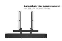 Vogels Sound 3550 Soundbar-beugel Zwart 1 stuk(s) - thumbnail