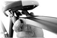 Polisport achterspatbord s-mud long op zadelbrug 16-29 - thumbnail