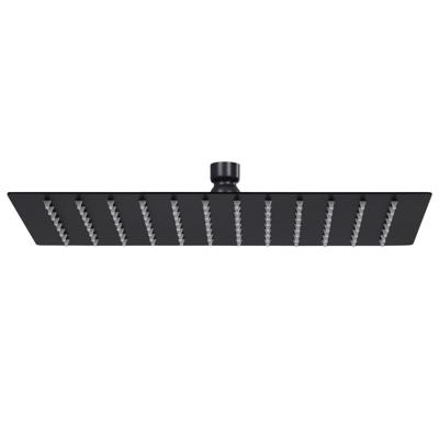 VidaXL Regendouchekop rechthoekig 30x20 cm roestvrij staal zwart VidaXL Regendouchekop rechthoekig 30x20 cm roestvrij staal zwart