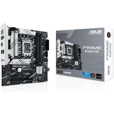 Asustek Computer PRIME B760M-PLUS Moederbord Socket Intel LGA 1700 Vormfactor Micro-ATX Moederbord chipset Intel® B760