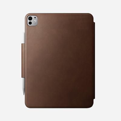 Nomad Leather folio case iPad Pro 11" (M4-M5) - Brown