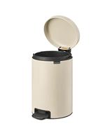 Brabantia NewIcon Pedaalemmer - 12 liter - kunststof binnenemmer - soft beige 149924 - thumbnail