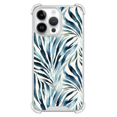 iPhone 14 Pro Max shockproof hoesje - Japandi waves
