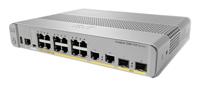 Catalyst 3560CX-12PD-S - Switch - Beheerd - 12 x 101001000 (PoE+) + 2 x combi SFP+ - desktop, rack-uitvoering, monteerbaar op DIN-rails, wandbevestiging - PoE+ (240 W) - thumbnail