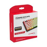 HyperX Pudding Keycaps Full Key Set (White PBT) - thumbnail