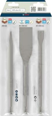 Bosch Professional Beitelset PRO SDS-Plus 3-delig - 2607019159