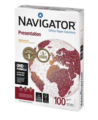 Kopieerpapier navigator presentation a4 100gr wit