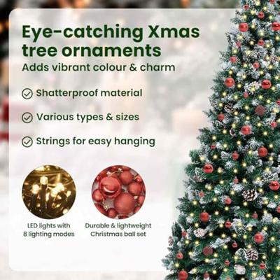 VidaXL Kunstkerstboom groen 240 cm pvc en staal en kunststof