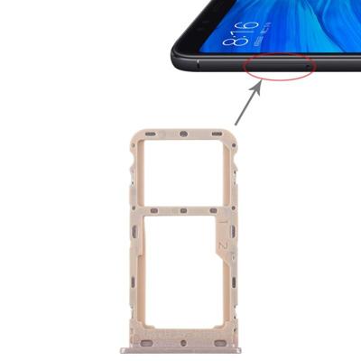2 SIM-kaart lade/micro SD-kaart lade voor Xiaomi Redmi 5 (goud)