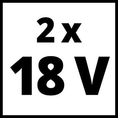 Einhell PXC-Starter-Kit 2x 3Ah & 30min PXC Kit 4512098 Accu en acculader voor gereedschap 18 V 3 Ah Li-ion