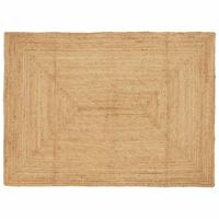 Tapijt Beige 140 x 200 cm Jute - thumbnail
