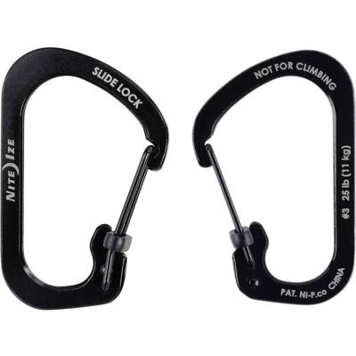 Nite ize Carabiner #3 Slidelock SS Carabine Black