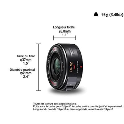 Panasonic MFT 14-42mm F/3.5-5.6 powerzoom ASPH zwart mega O.i.S. Lumix G X