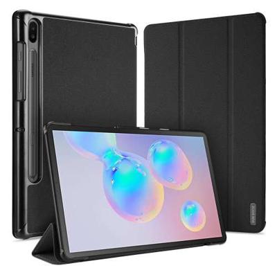 Samsung Galaxy Tab S6 Hoes Grijs Tri-Fold