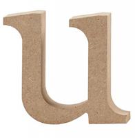 Creativ Company Letter, u, h: 8,5 cm, dikte 2 cm, 1 stuk - thumbnail
