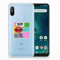 Xiaomi Mi A2 Lite Silicone Back Cover Popart Princess - thumbnail